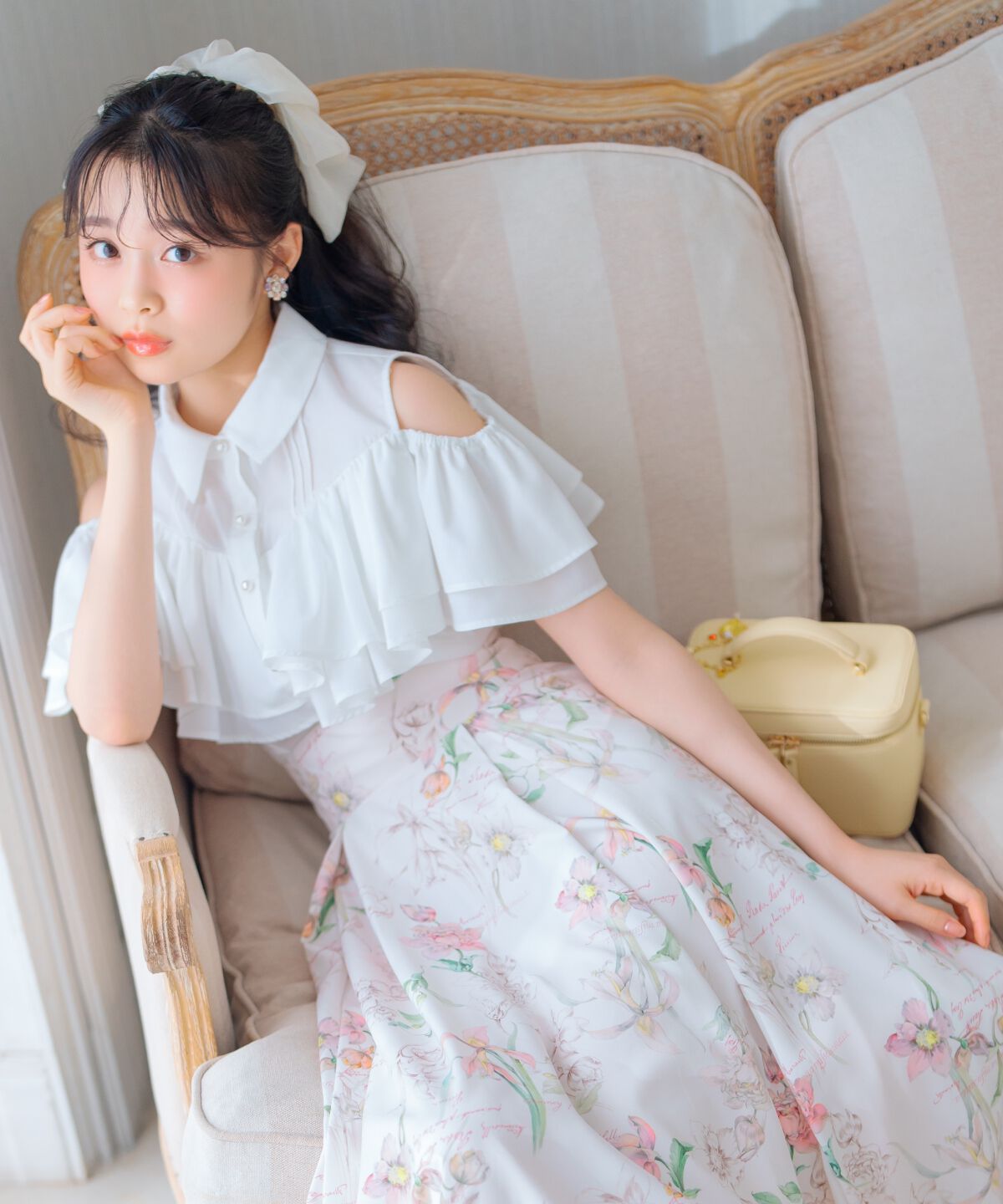 WILLSELECTION「2wayショルダーフリルブラウス」|シャツ・ブラウス|