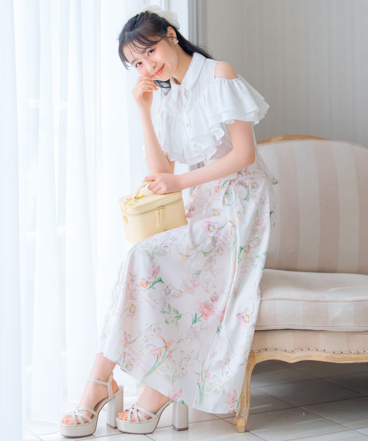 WILLSELECTION「2wayショルダーフリルブラウス」|シャツ・ブラウス|