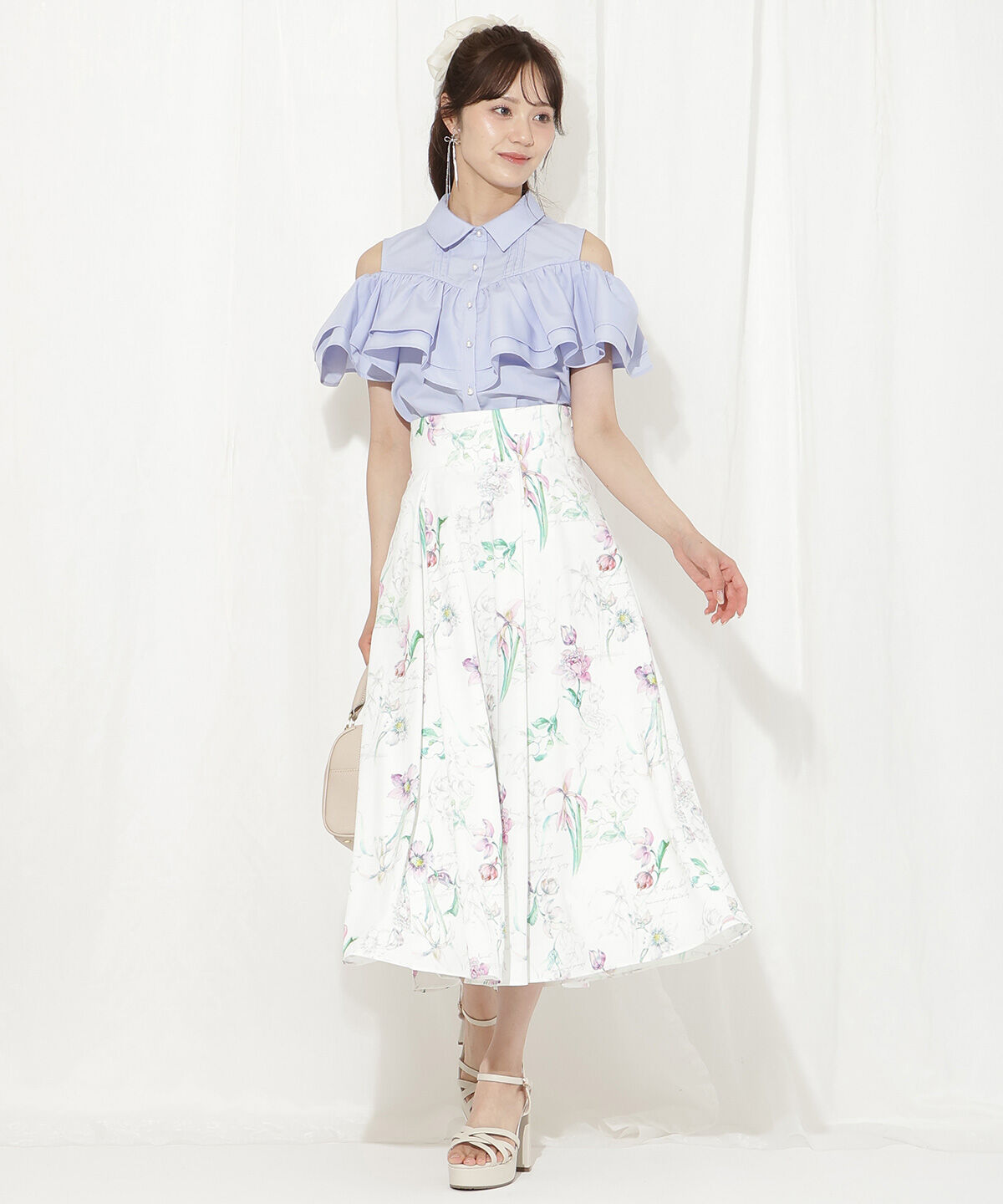 WILLSELECTION「2wayショルダーフリルブラウス」|シャツ・ブラウス|