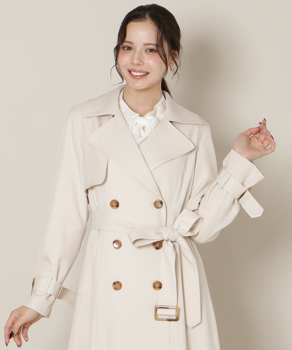 WILLSELECTION「オリジナルフレアトレンチコート」|トレンチコート|