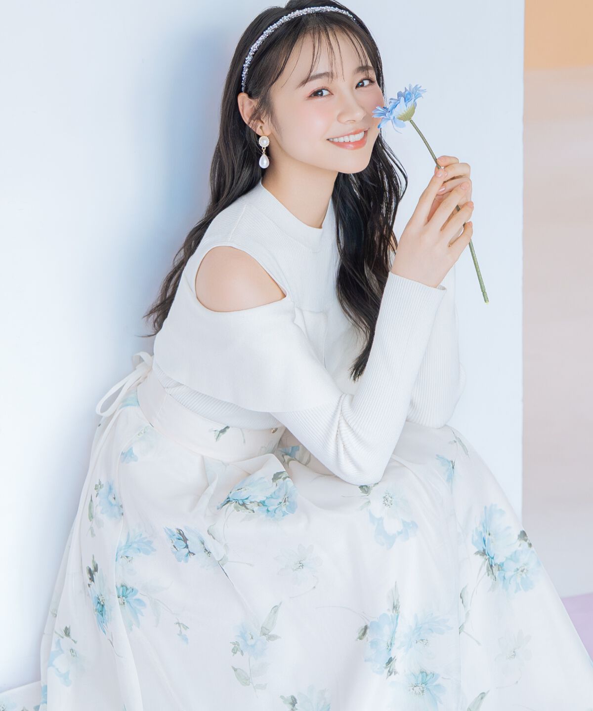 WILLSELECTION「オープンショルダーレイヤードニット」|ニット・セーター|