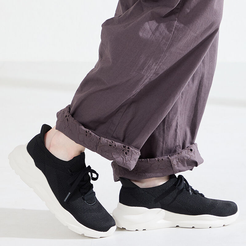 ORiental TRaffic「●2026春夏新作●【 瞬間フィット 】 ニット レースアップ スニーカー /OT3789」|スニーカー|