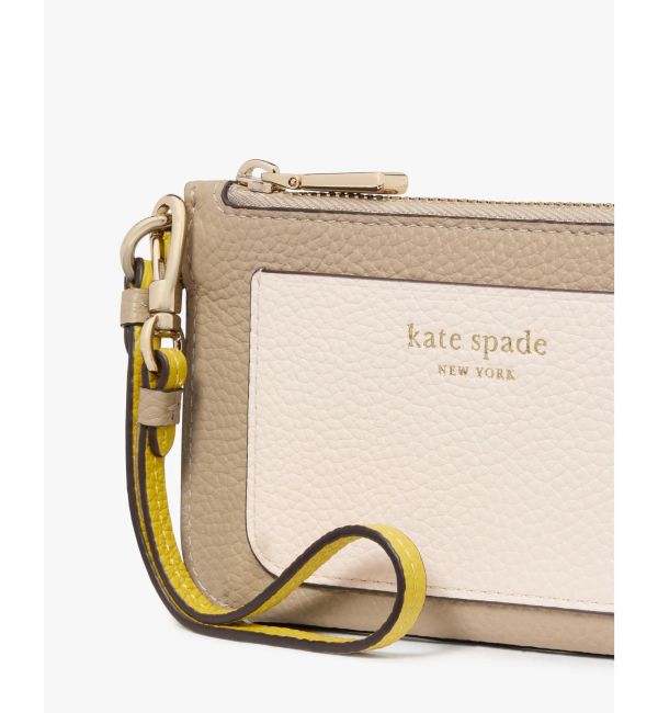 kate spade new york「アヴァ カラーブロックド コイン カード ケース リスレット」|ストラップ|