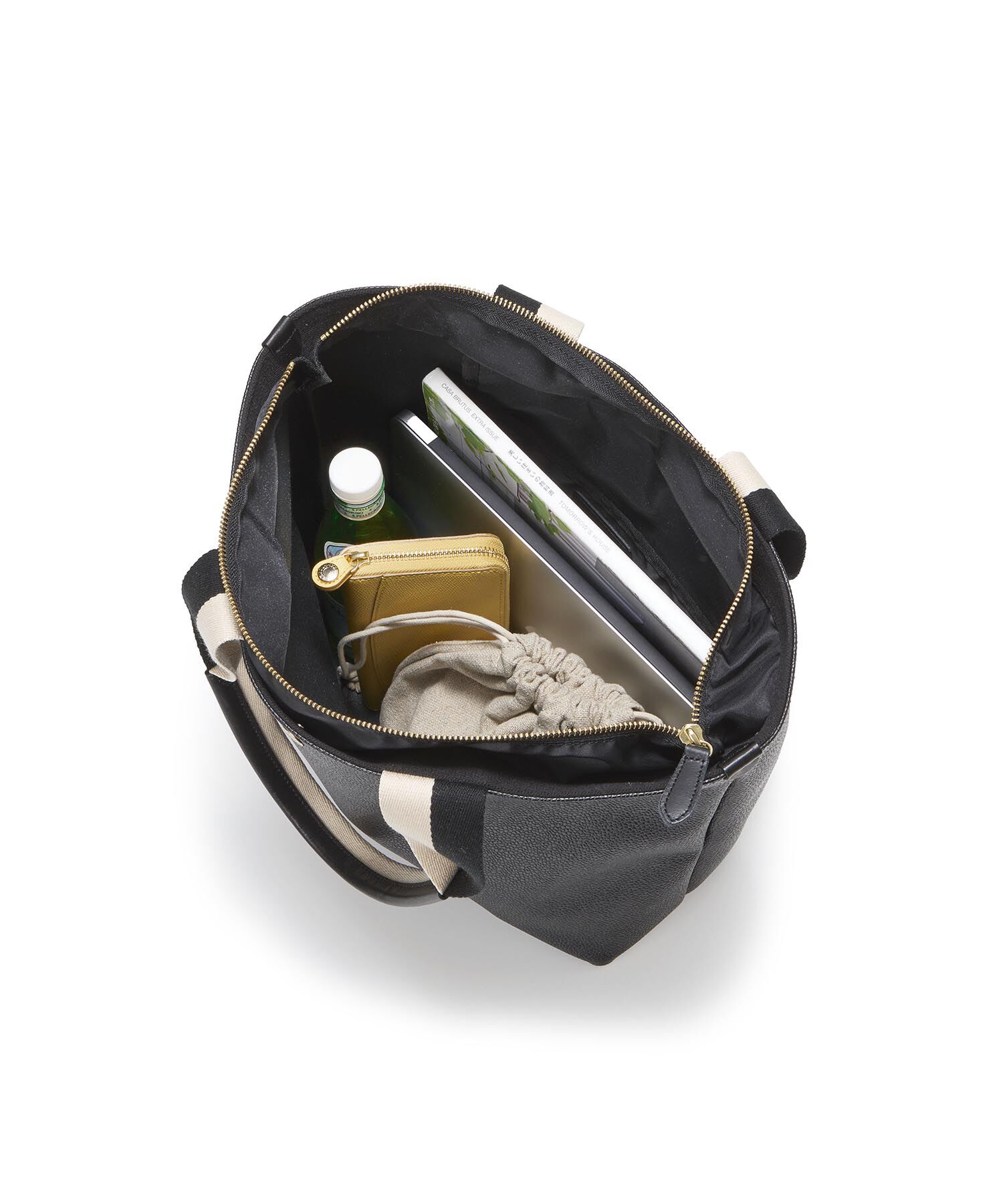 TOPKAPI BREATH「【Breath TOPKAPI】SCOTCH GRAIN スコッチグレイン プレーン バイカラー ロングハンドル A4 トートバッグ」|トートバッグ|