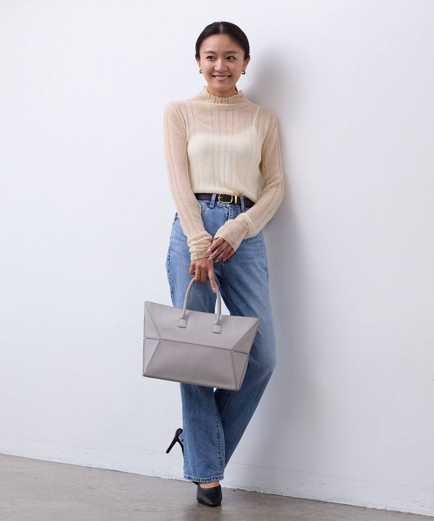 TOPKAPI TREASURE「【TREASURE TOPKAPI】 ジオメトリック ショルダー付 トートバッグ」|トートバッグ|