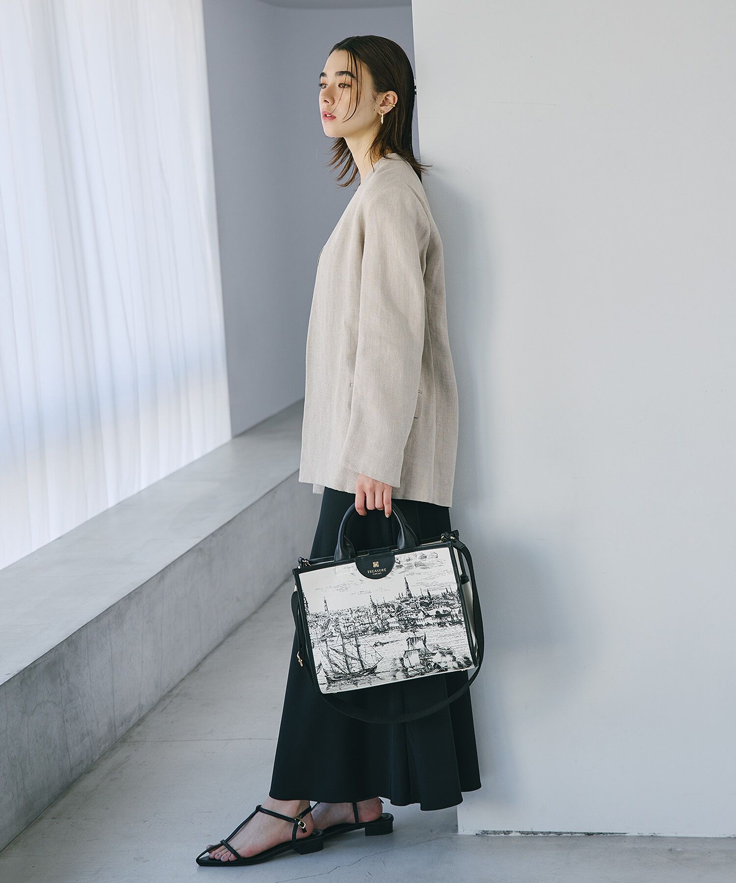 TOPKAPI TREASURE「【TREASURE TOPKAPI】キャンバス プリント ショルダー付き A4 トートバッグ」|トートバッグ|