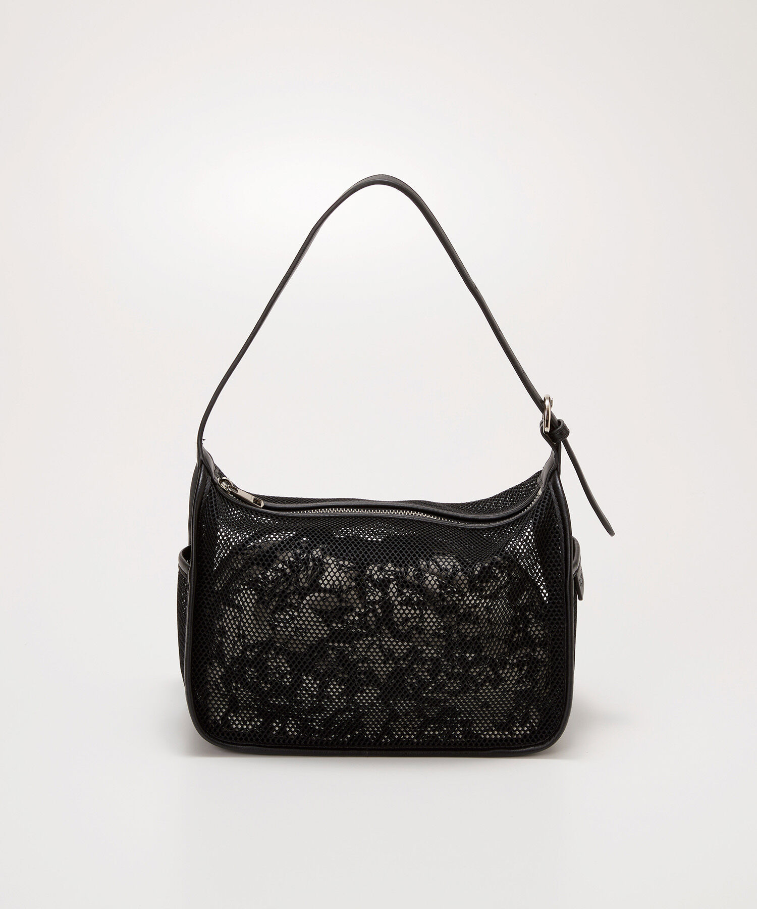 TOPKAPI TREASURE「【TREASURE TOPKAPI】プリント 巾着バッグ付き メッシュ ワンハンドルバッグ 」|ハンドバッグ|