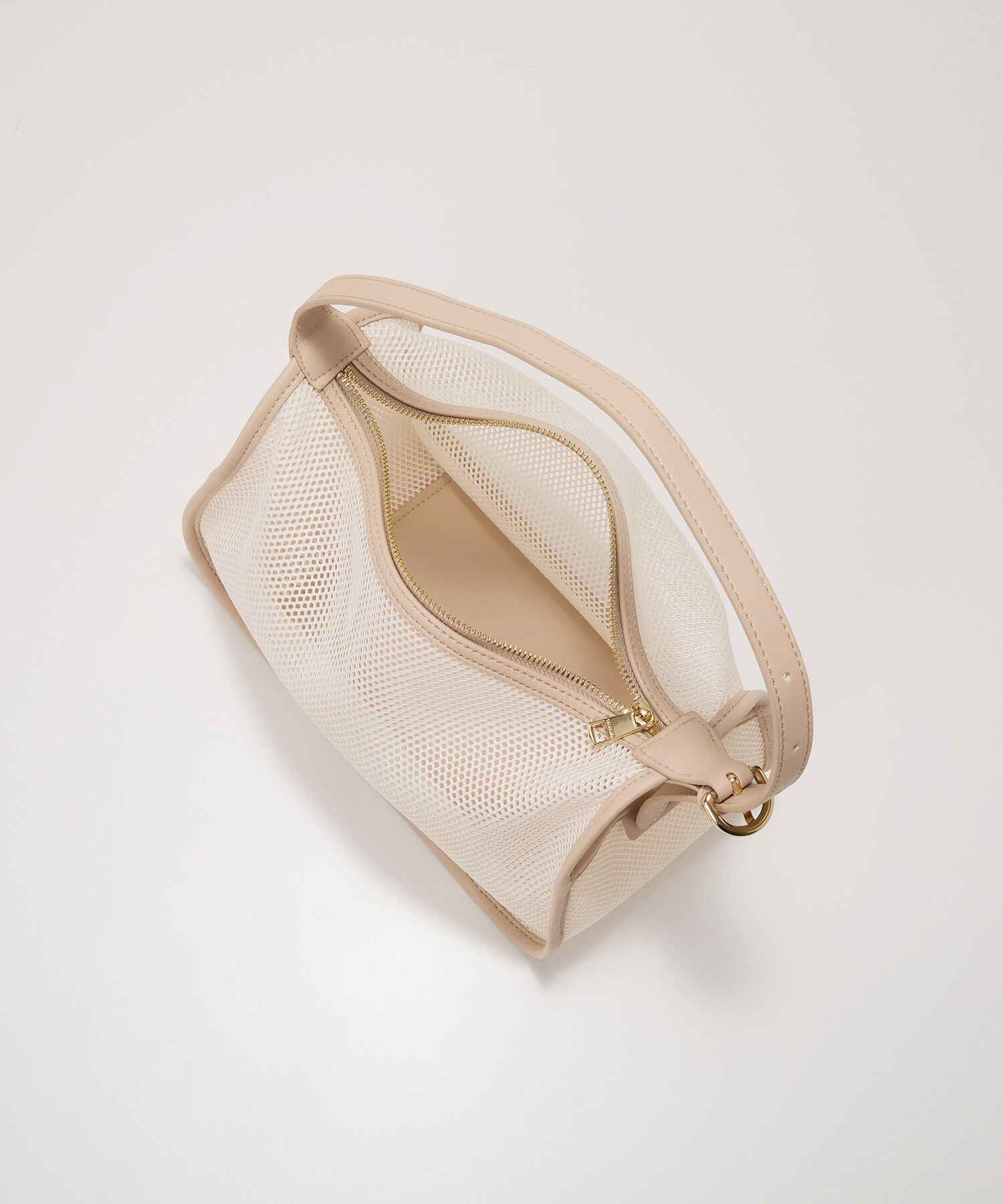 TOPKAPI TREASURE「【TREASURE TOPKAPI】プリント 巾着バッグ付き メッシュ ワンハンドルバッグ 」|ハンドバッグ|