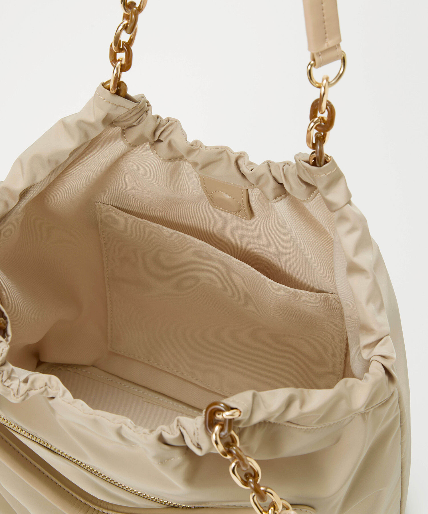 TOPKAPI BREATH「【TREASURE TOPKAPI】コンビチェーン ギャザー ナイロン トートバッグ」|ショルダー・メッセンジャー|