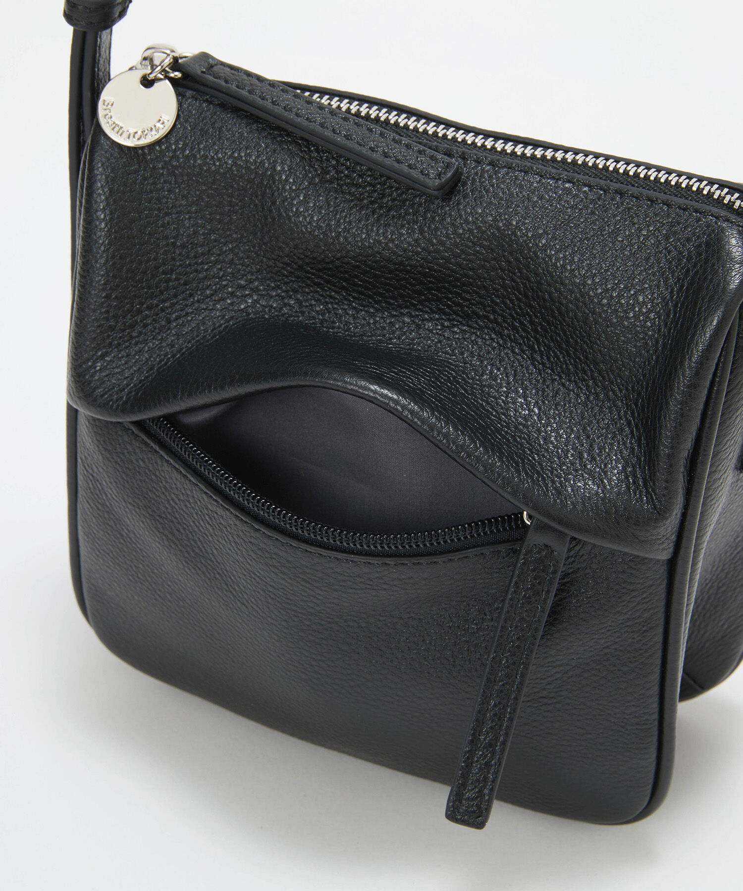 TOPKAPI BREATH「【Breath TOPKAPI】SUPPLE サプル シボレザー スワローマチ スクエア ミニ ショルダーバッグ」|ショルダー・メッセンジャー|