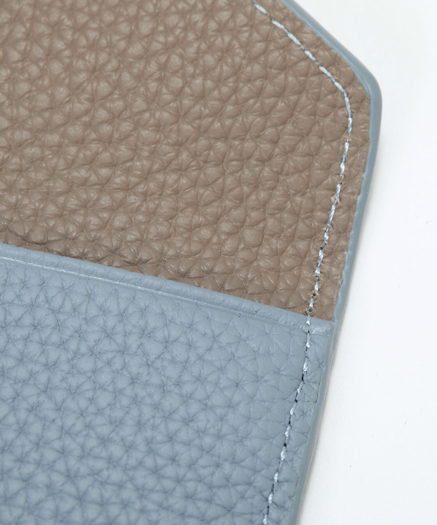 TOPKAPI BREATH「【Breath TOPKAPI】DUAL デュアル シュリンクレザー バイカラー フラグメントケース　薄型 / 軽量」|財布|