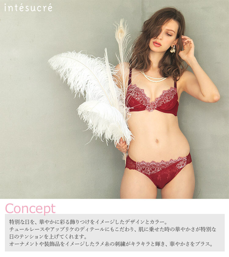 intesucre「アンテシュクレ ブラセット くっきり谷間メイク B-E/65-75 IBT325」|インナー|