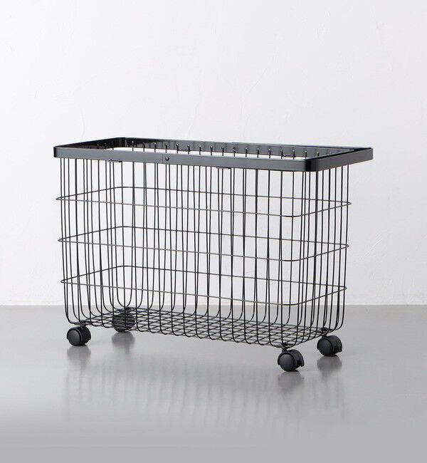 Style for Living「＜tower＞ランドリーバスケット ワイド＆ロー」|トイレタリー・ランドリーグッズ|