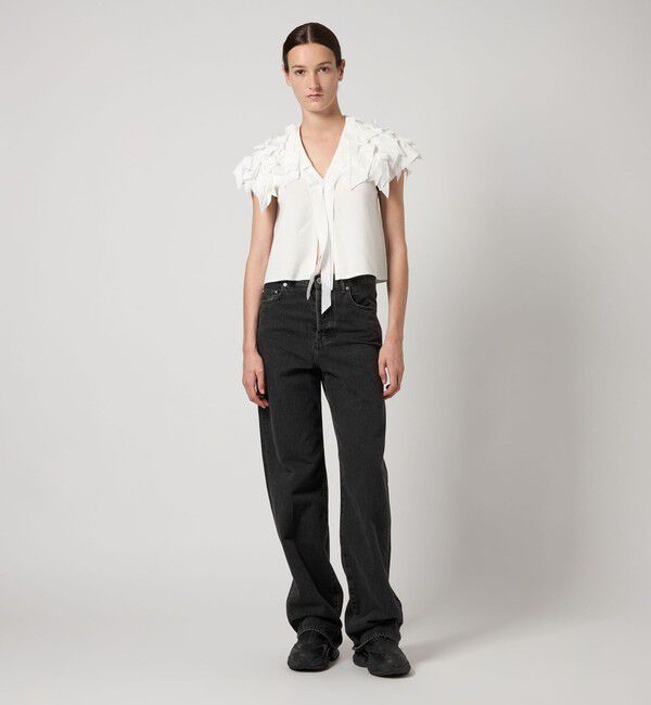 AEWEN MATOPH「＜AEWEN MATOPH＞リボンテープ ノースリーブ ニット」|ニット・セーター|