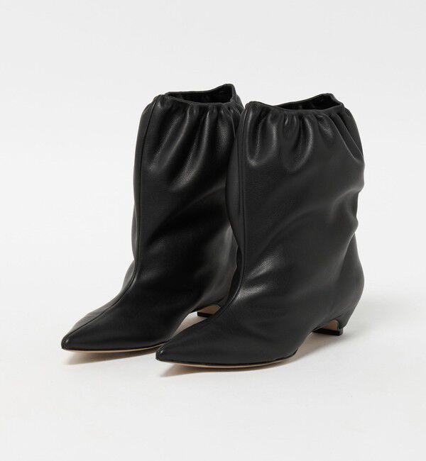 UNITED ARROWS「＜PIPPICHIC＞BALLON フェイクレザー ショートブーツ」|ショートブーツ|