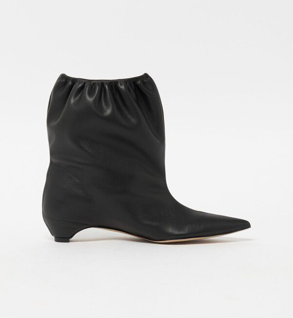 UNITED ARROWS「＜PIPPICHIC＞BALLON フェイクレザー ショートブーツ」|ショートブーツ|