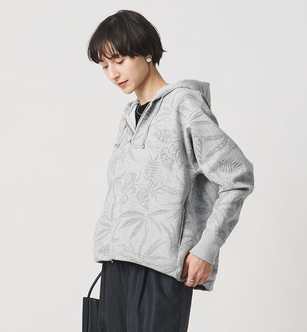 UNITED ARROWS「リーヴス ジャガード スウェット ラメ パーカー」|パーカー|