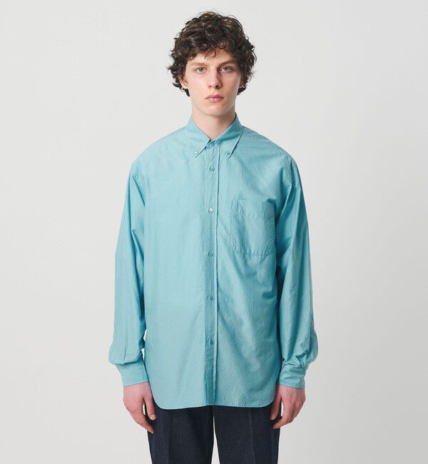 UNITED ARROWS「ヨネザワ シルクポプリン ボタンダウン シャツ「 SLOW &　」」|シャツ・ブラウス|