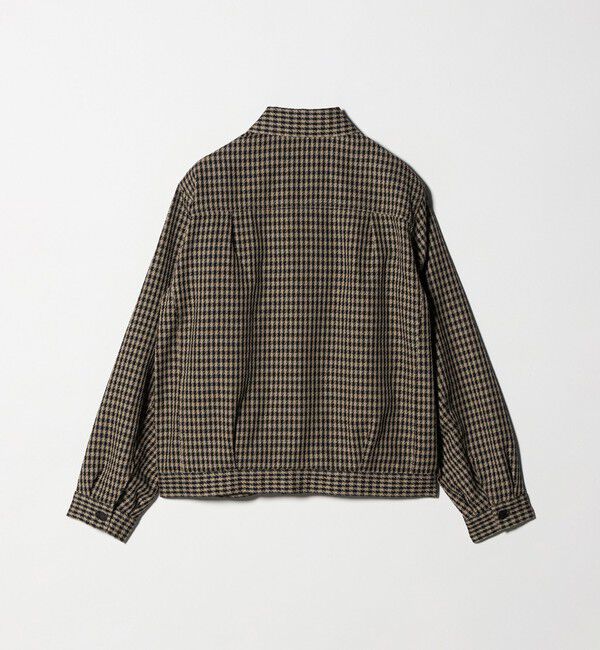 UNITED ARROWS「リネン バスケットツイル モダン トラッカージャケット」|ブルゾン・スタジャン|