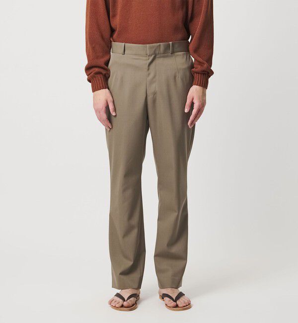 UNITED ARROWS「フォルムギャバジン モダン ストレート スラックス」|スラックス|