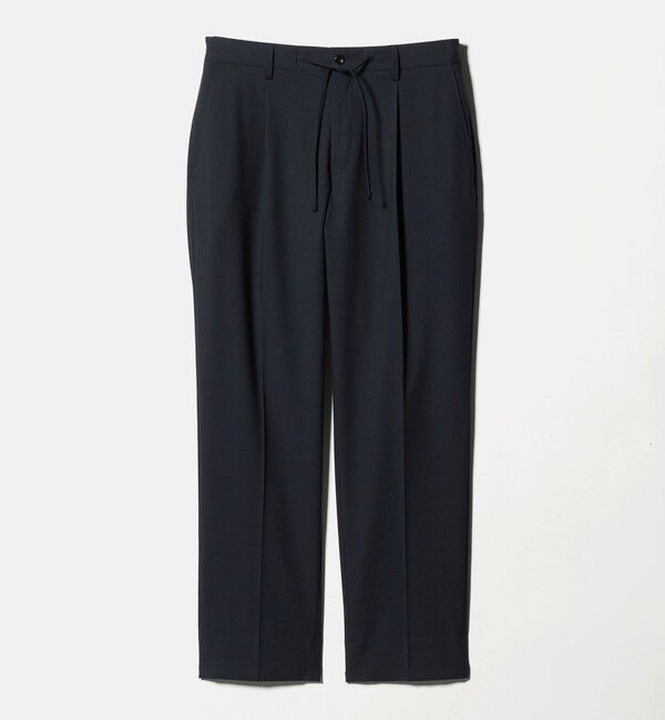 UNITED ARROWS「TR バックシャーリング １プリーツ イージー スラックス　ストレッチ 接触冷感」|スラックス|