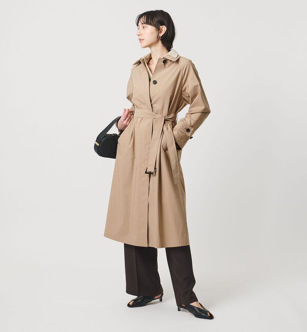 UNITED ARROWS「ステンカラーコート ‐はっ水‐」|ステンカラーコート|BEIGE