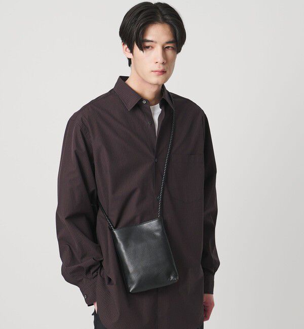 UNITED ARROWS「UNFINISHED LEATHER SACOCHE/アンフィニッシュドレザー サコッシュ」|ショルダー・メッセンジャー|