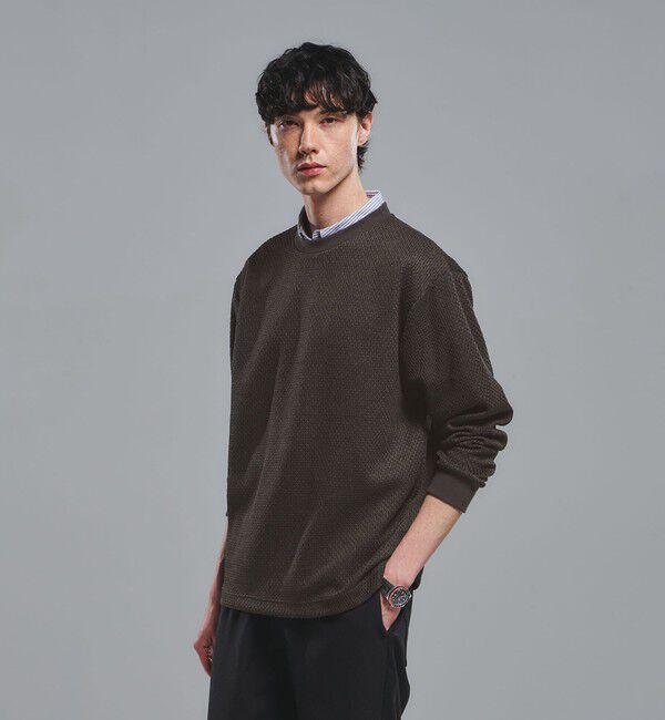 UNITED ARROWS green label relaxing「クリア ラッセル クルーネック カットソー」|Tシャツ・カットソー|DK.GRAY