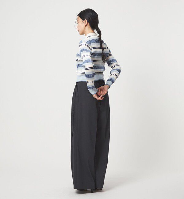 EMMEL REFINES「＜EMMEL REFINES＞EM HW マルチボーダー ニット」|ニット・セーター|