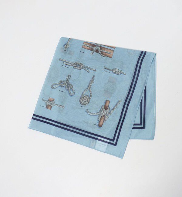 UNITED ARROWS green label relaxing「バンダナ スカーフ」|ハンカチ|LT.BLUE