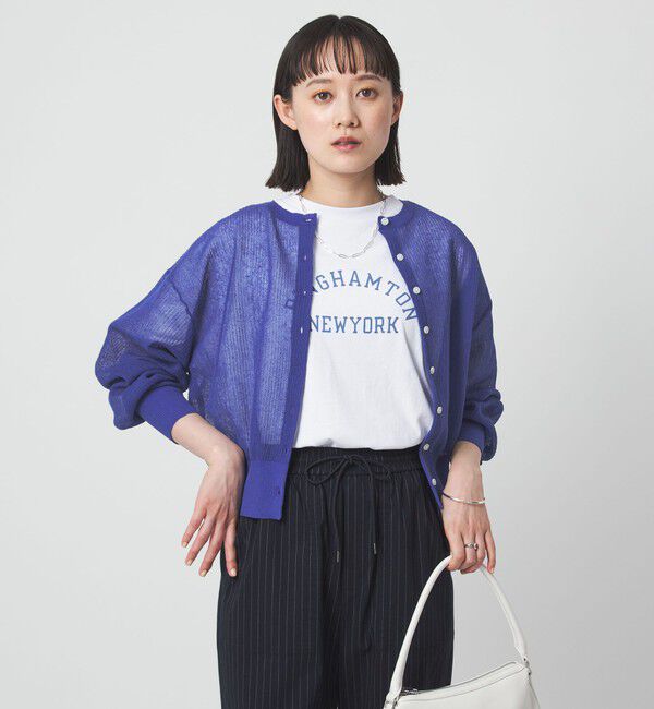 UNITED ARROWS green label relaxing「シアー フォルム カーディガン ウォッシャブル」|カーディガン|