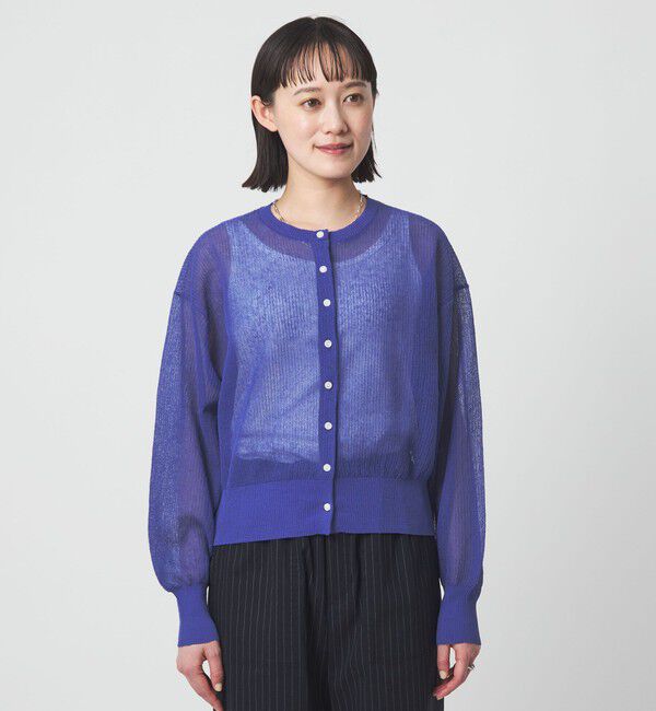 UNITED ARROWS green label relaxing「シアー フォルム カーディガン ウォッシャブル」|カーディガン|