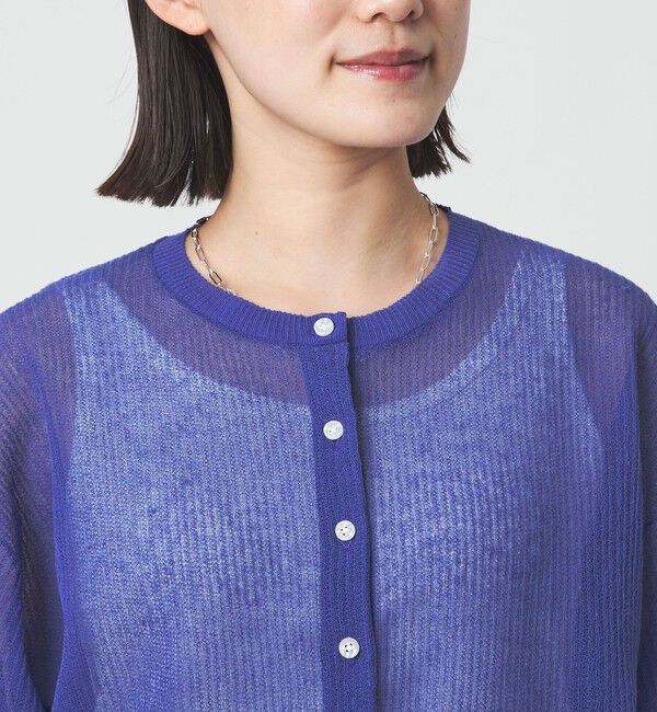 UNITED ARROWS green label relaxing「シアー フォルム カーディガン ウォッシャブル」|カーディガン|