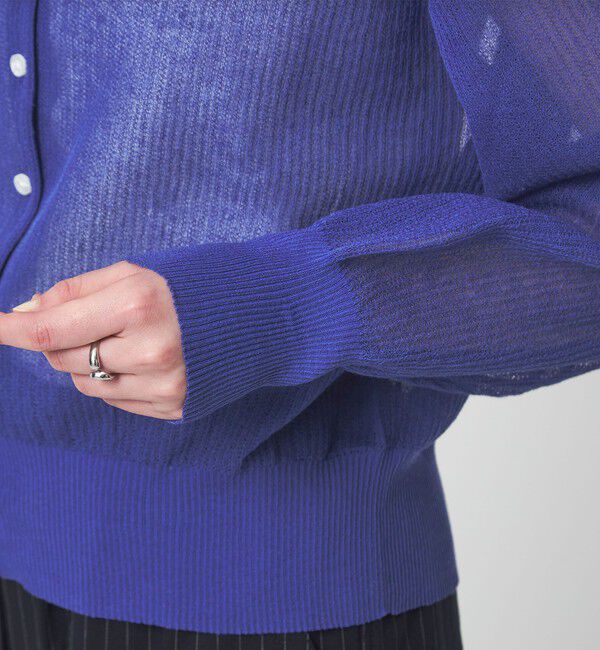 UNITED ARROWS green label relaxing「シアー フォルム カーディガン ウォッシャブル」|カーディガン|