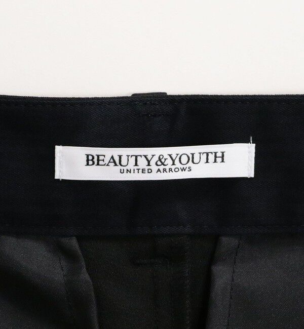 BEAUTY&YOUTH UNITED ARROWS「ポリエステルブレンド カーブパンツ」|スラックス|