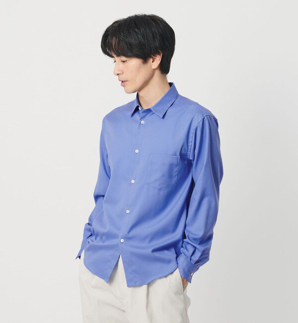 BEAUTY&YOUTH UNITED ARROWS「クリア オックスフォード レギュラー シャツ SLIM型 抗菌防臭機能付き」|シャツ・ブラウス|COBALT
