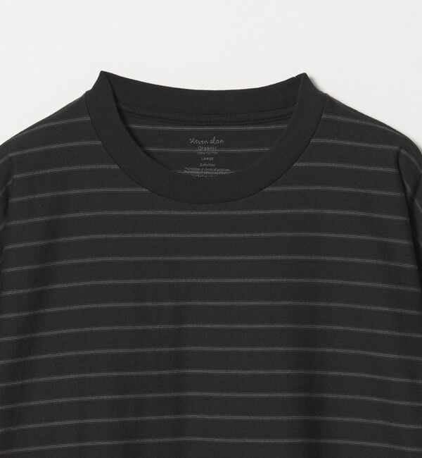 STEVEN ALAN「＜Steven Alan＞ オーガニックコットン アソート ボーダー ロングスリーブ Tシャツ BOLD」|Tシャツ・カットソー|