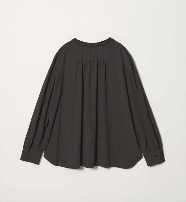 BEAUTY&YOUTH UNITED ARROWS「【WEB限定 Wardrobe DAILY MINIMAL】ラッフル Vネックブラウス ウォッシャブル」|シャツ・ブラウス|