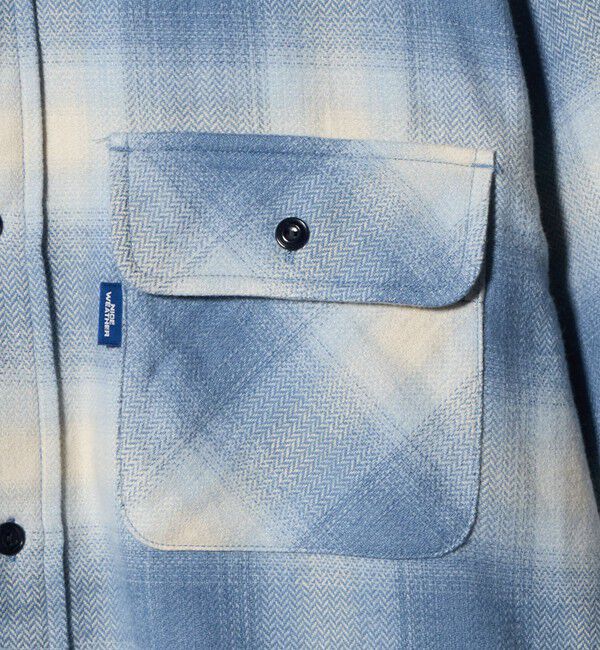 NICE WEATHER「＜NICE WEATHER＞ネルチェック ワークシャツ」|シャツ・ブラウス|