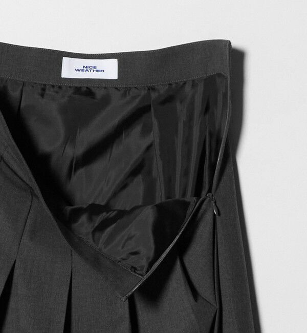 NICE WEATHER「＜NICE WEATHER＞トロ プリーツスカート」|スカート|