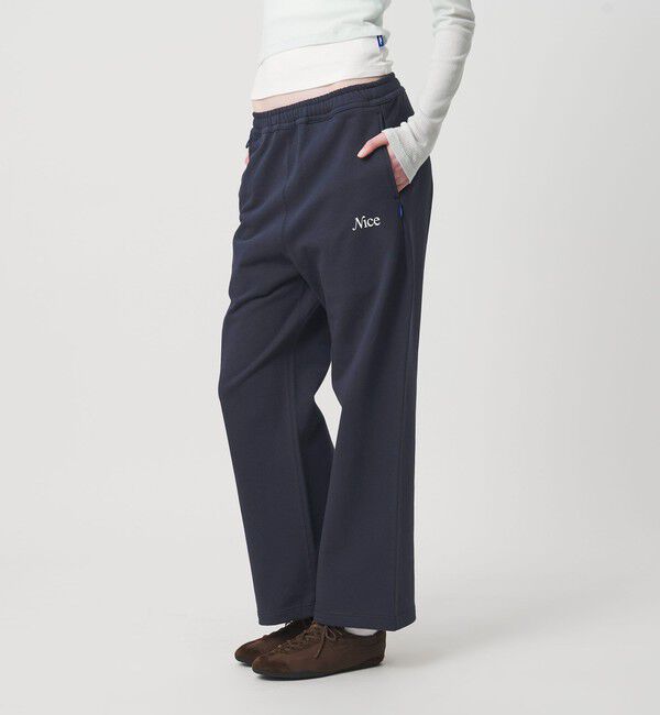 NICE WEATHER「＜NICE WEATHER＞ウィメンズ ロゴ スウェットパンツ」|その他|