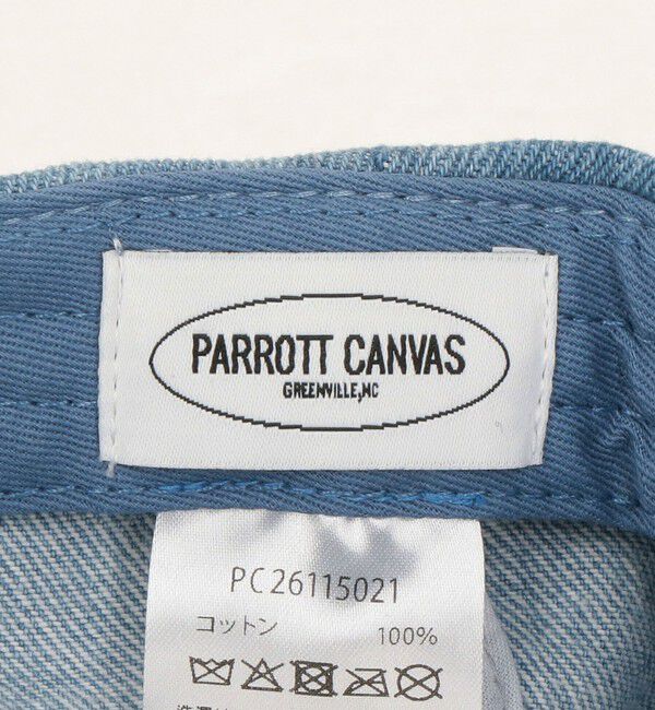 BEAUTY&YOUTH UNITED ARROWS「＜PARROTT CANVAS＞ロゴ デニム キャプ」|キャップ・キャスケット|