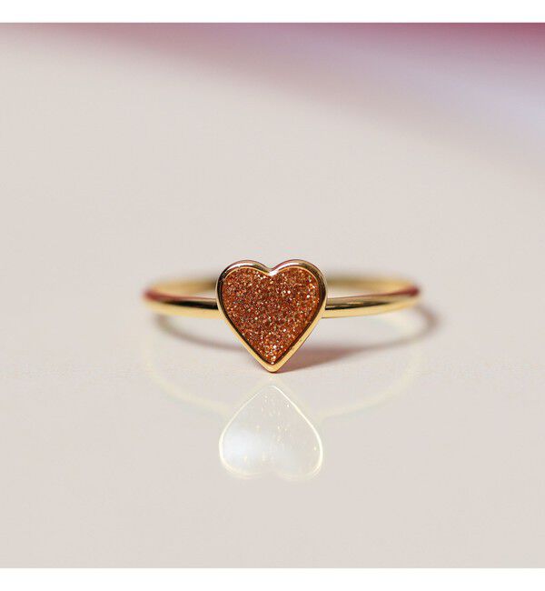 Ray BEAMS 「プチ エポ ハート ピンキーリング」|リング|GOLD