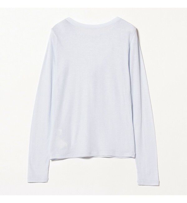 Ray BEAMS 「テレコ リブ クルーネック トップス」|Tシャツ・カットソー|