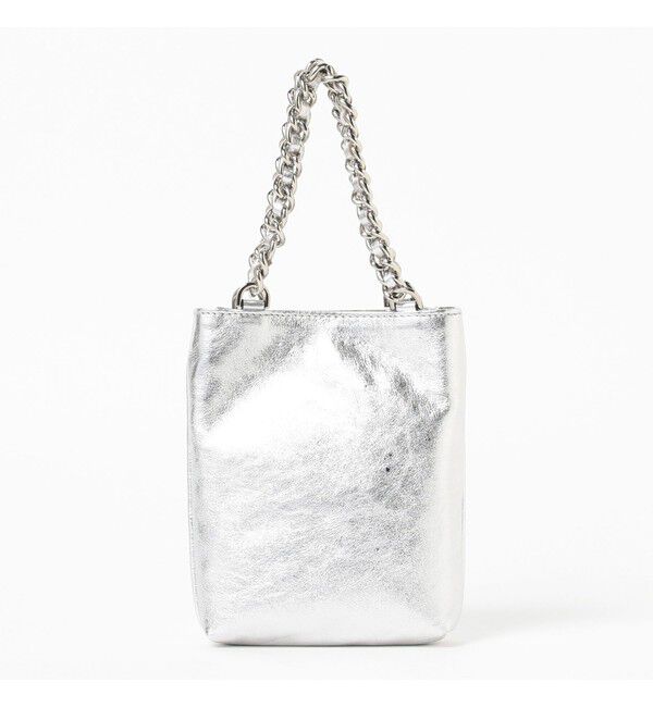 Demi-Luxe BEAMS 「GIANNI CHIARINI / CAMILLA メタリック レザートートバッグ」|トートバッグ|