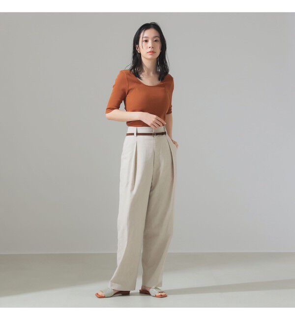 Demi-Luxe BEAMS 「丸胴 テレコ Tシャツ」|Tシャツ・カットソー|