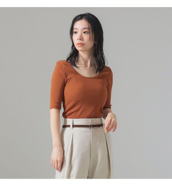 Demi-Luxe BEAMS 「丸胴 テレコ Tシャツ」|Tシャツ・カットソー|