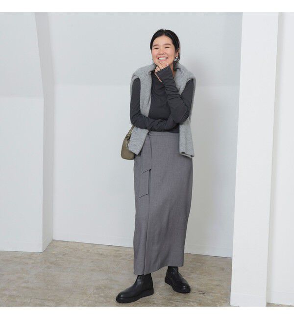 Demi-Luxe BEAMS 「LEE &times; Demi-Luxe BEAMS / ラップ ロングスカート .M」|スカート|