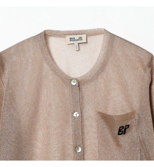 Demi-Luxe BEAMS 「BAUM UND PFERDGARTEN / グリッター ニットカーディガン」|ニット・セーター|