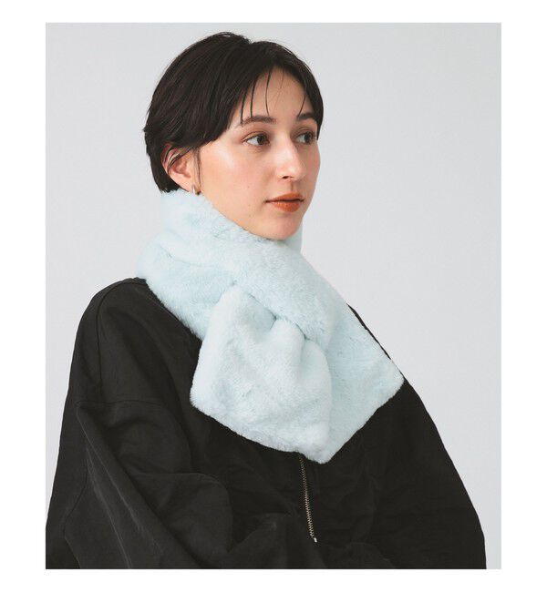 Ray BEAMS 「フェイクファー ティペット」|ストール|